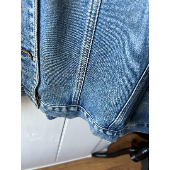 Vintage 90s Bill Blass denim jean jacket M/L? - Picture 4 of 13